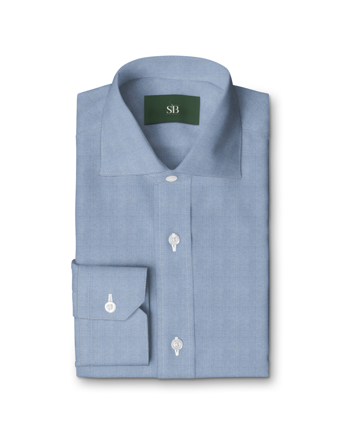 Navy Oxford Shirt — folded shirt — FM19165
