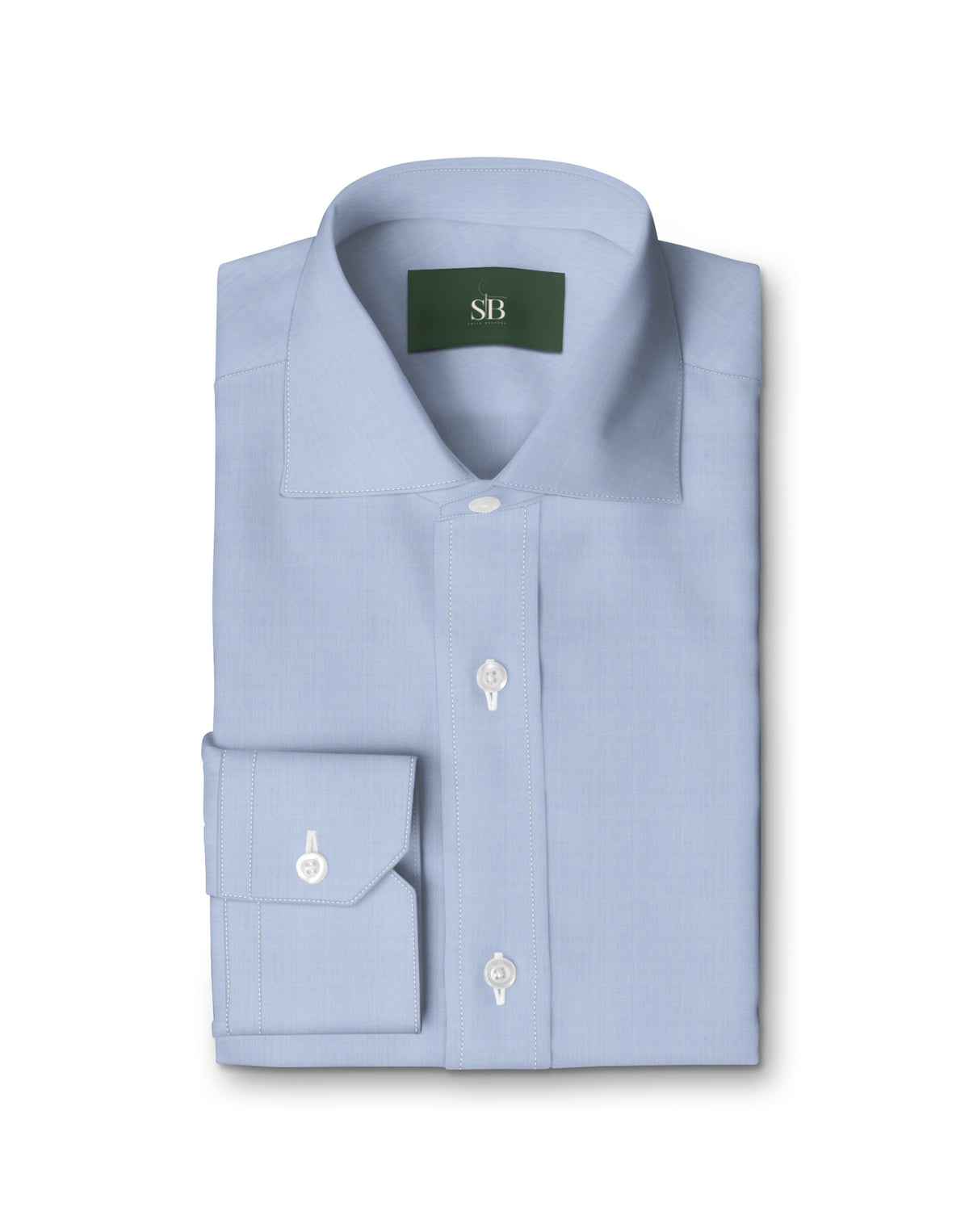 Royal Caribbean Gold Blue Solid Shirt — folded shirt — FM85513