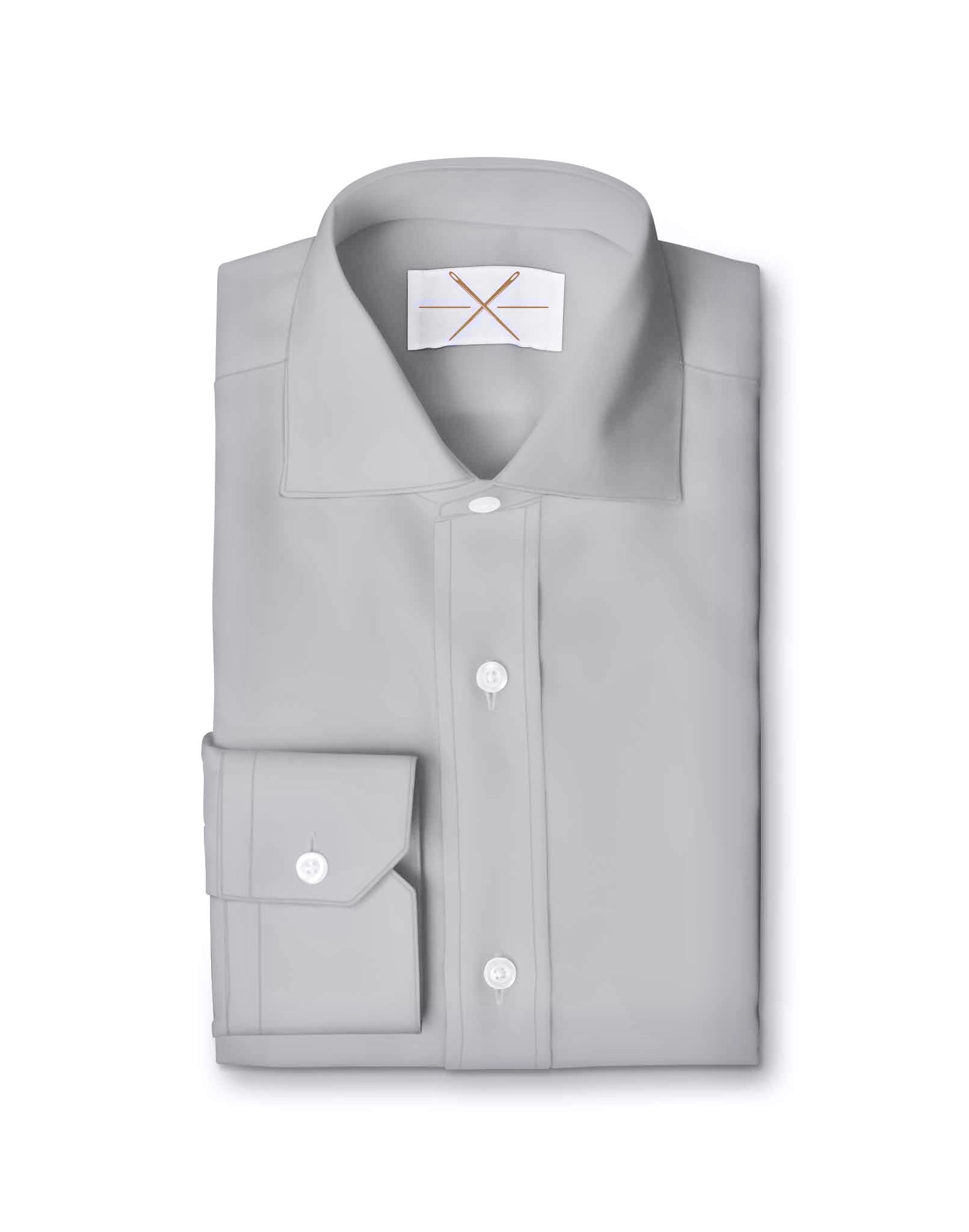Grey Solid Stretch Everywhere Shirt
