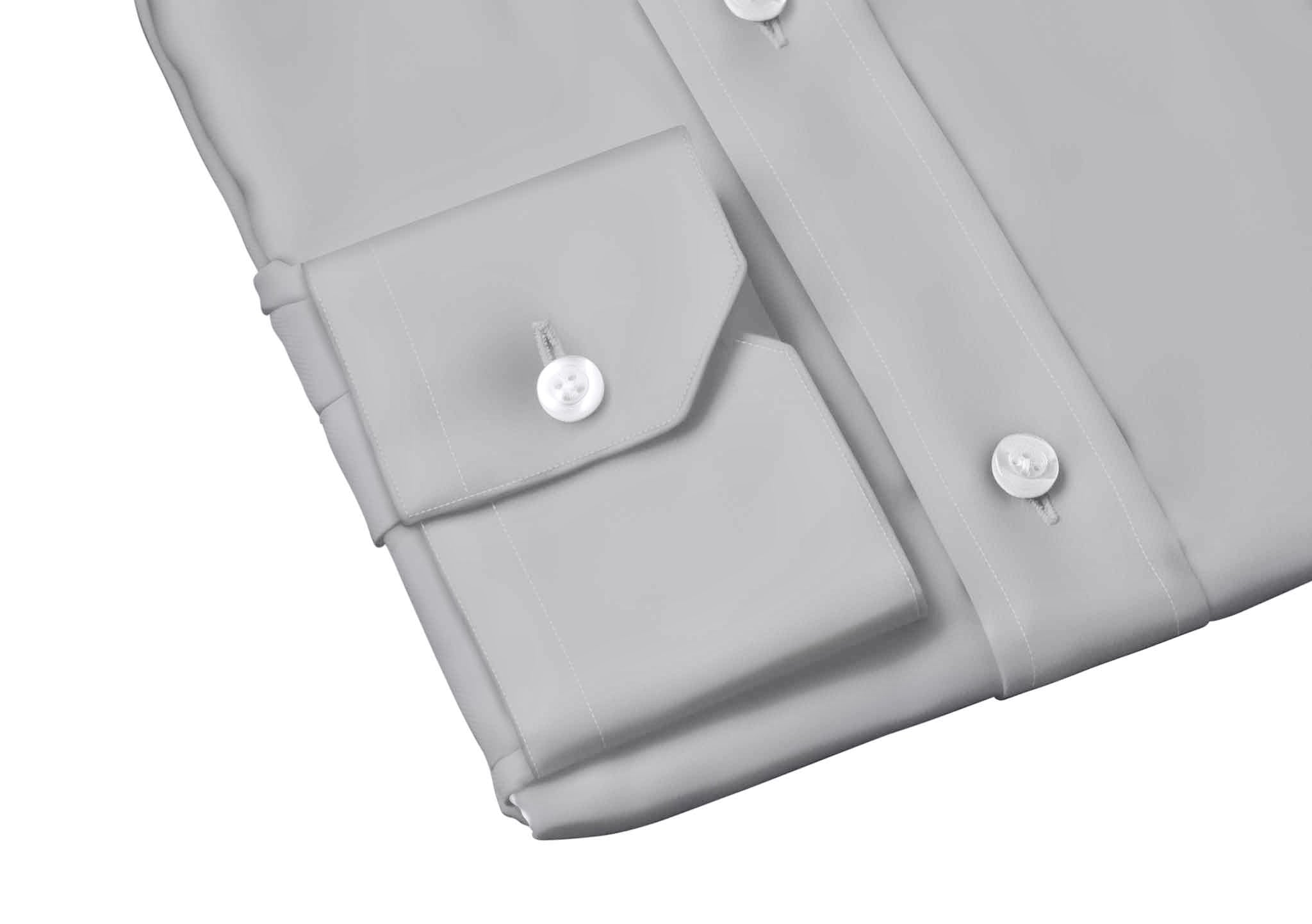 Grey Solid Stretch Everywhere Shirt