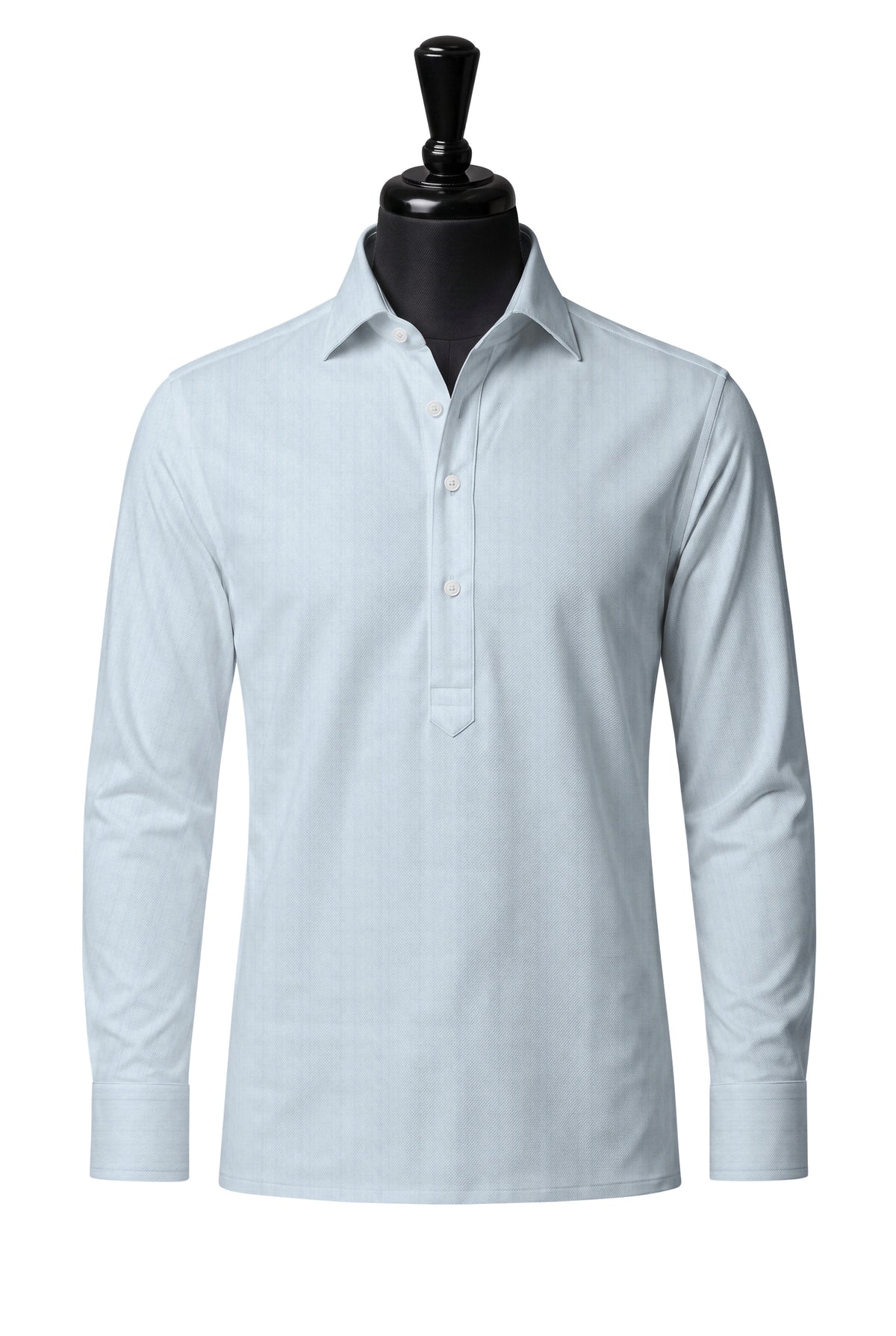 Sky Blue Pinpoint Oxford - Wrinkle Free Collection Shirt — SH-2 front — FM19728