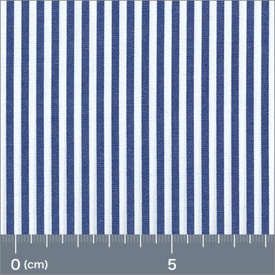 Navy London Stripe Shirt — original fabric swatch — FM19759