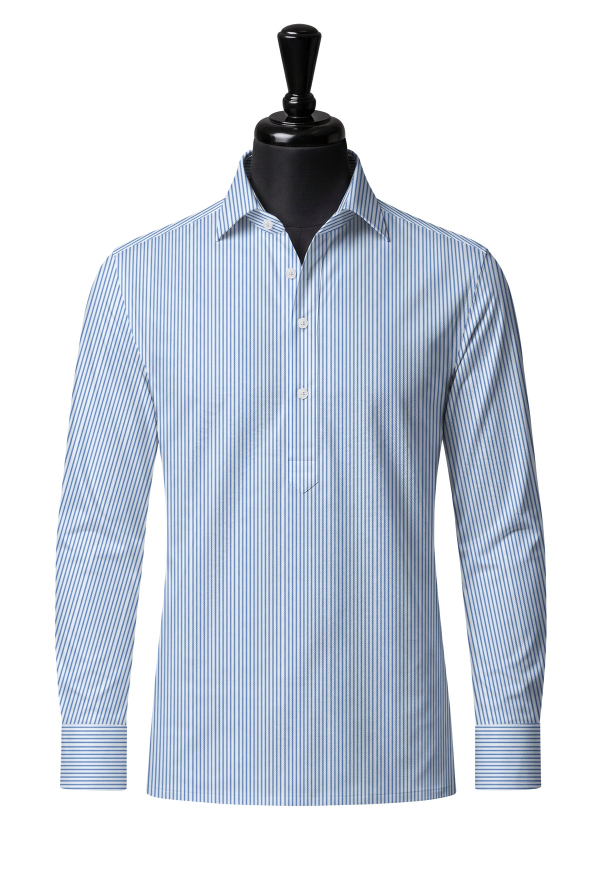 Blue Chalk Stripe Shirt — SH-2 front — FM19806