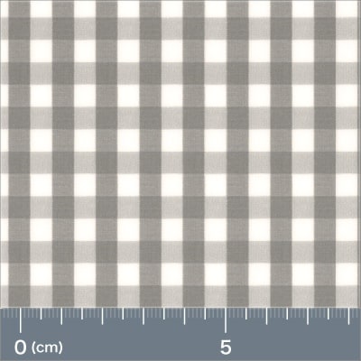 Royal Caribbean Silver Grey Gingham Shirt — original fabric swatch — FM84738