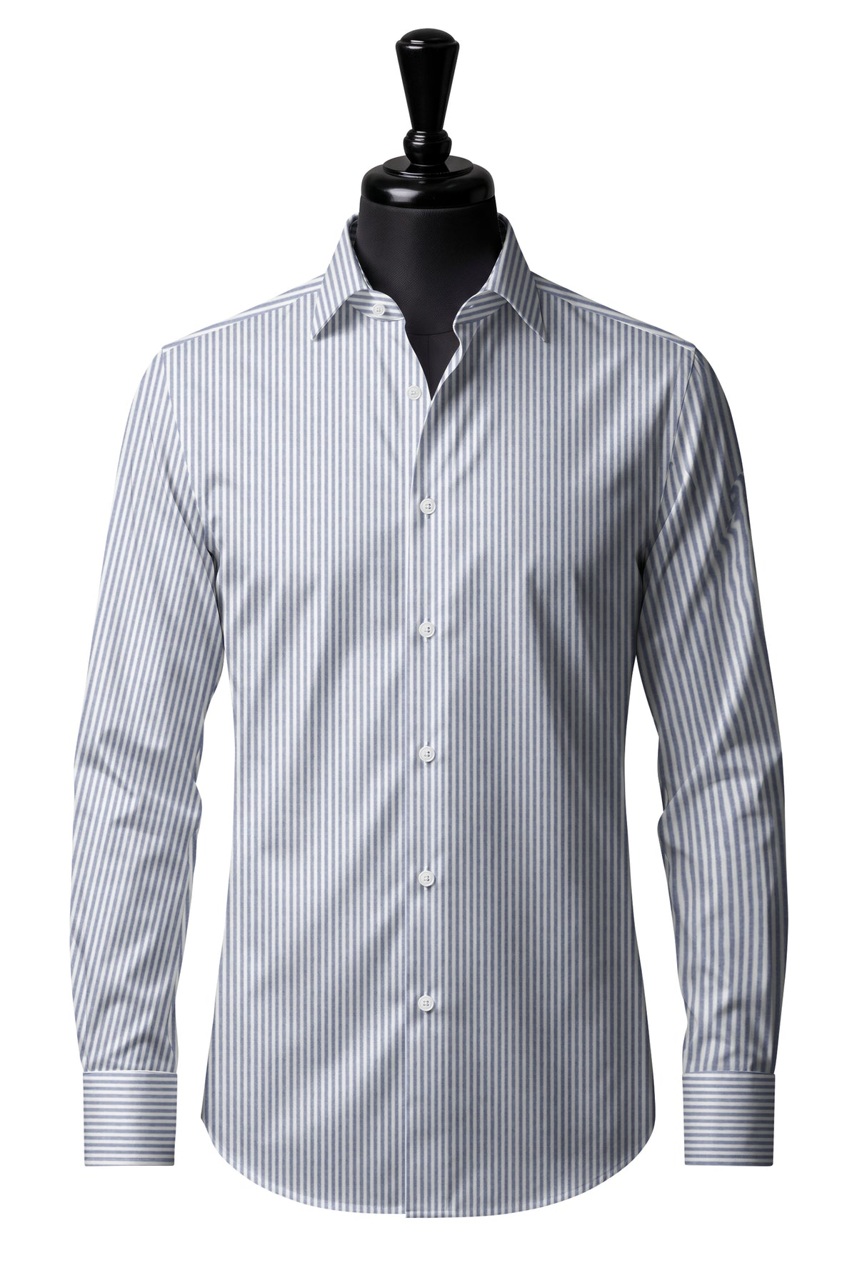 Royal Caribbean Gold Navy Oxford Stripe Shirt — SH-1 front — FM85817