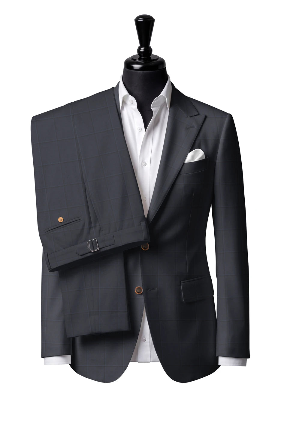Tallia Navy Windowpane Suit — Style 3
