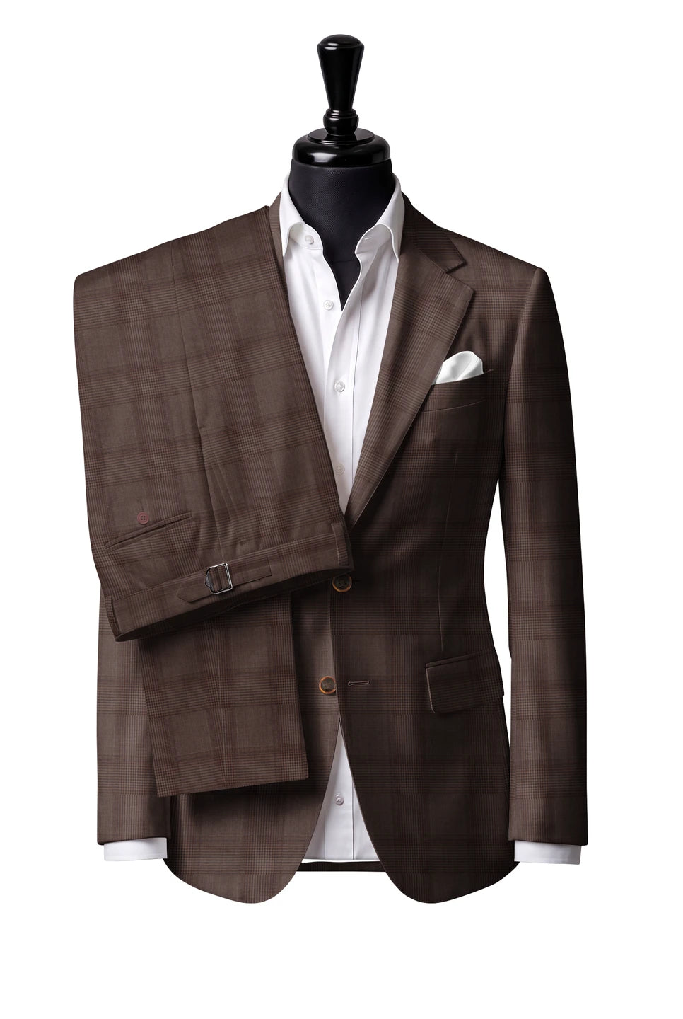 Tallia Brown Check Suit — Style 1