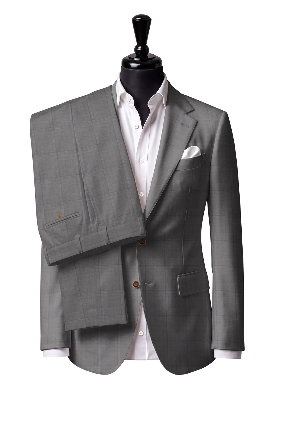 Tallia Grey Windowpane Suit — Style 2