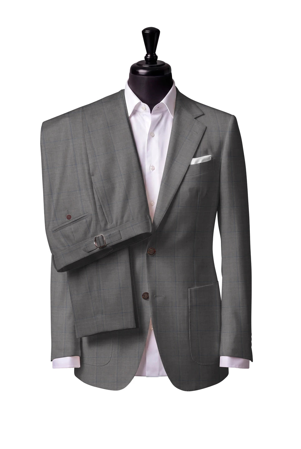 Tallia Grey Windowpane Suit — Style 4