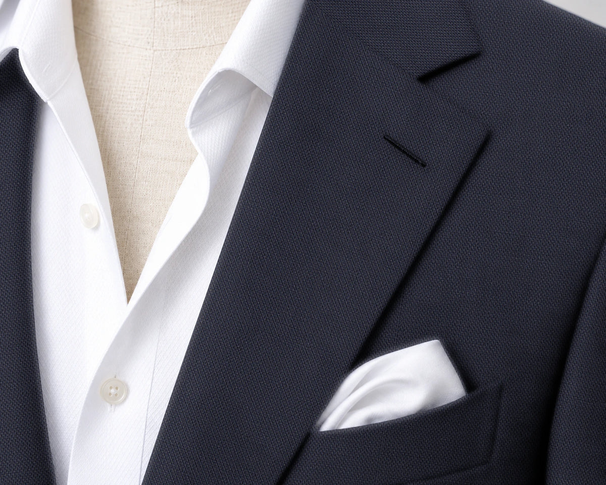 Tallia Blue Texture Suit — fabric detail