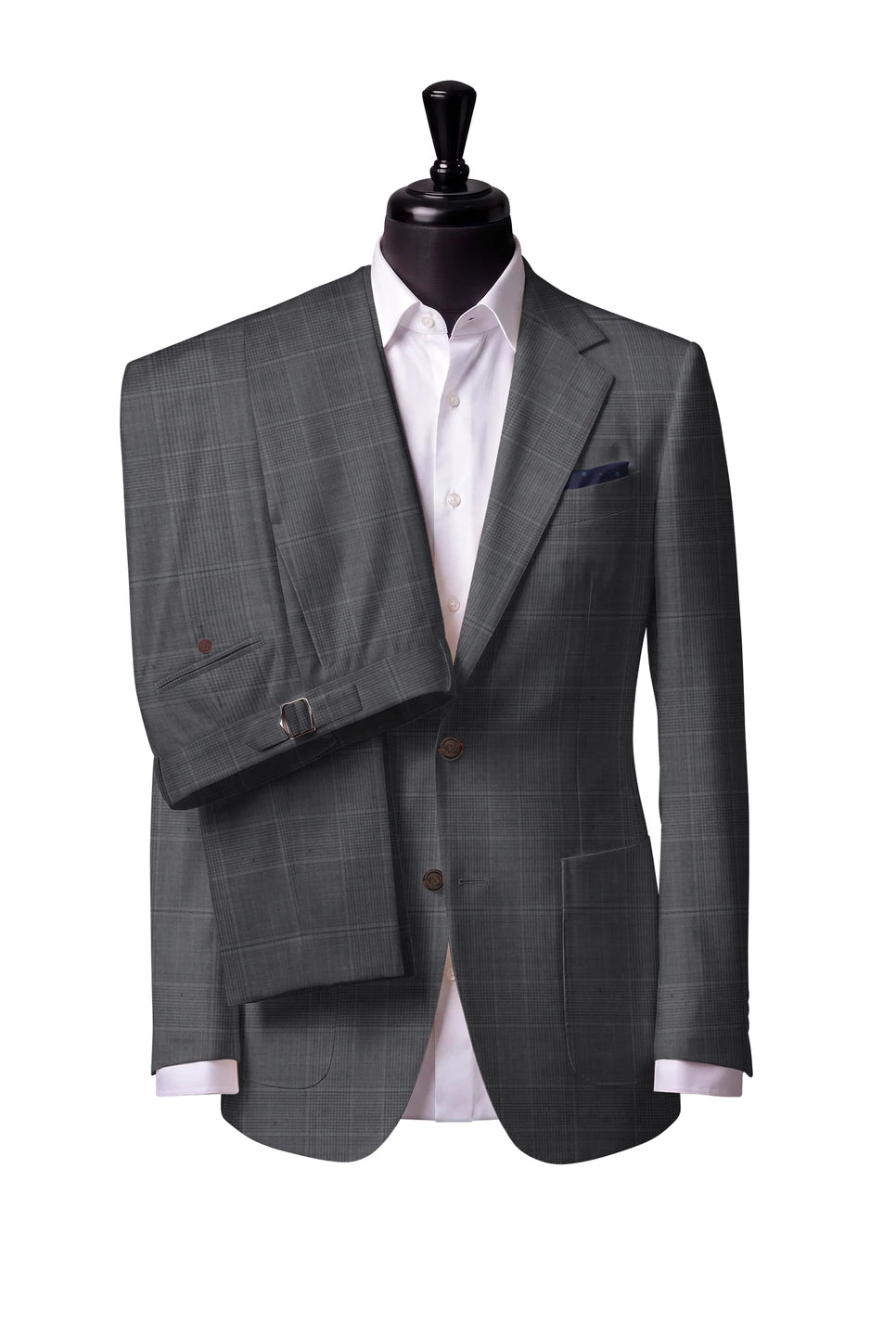 Trofeo Grey Glen Check Suit — Style 4