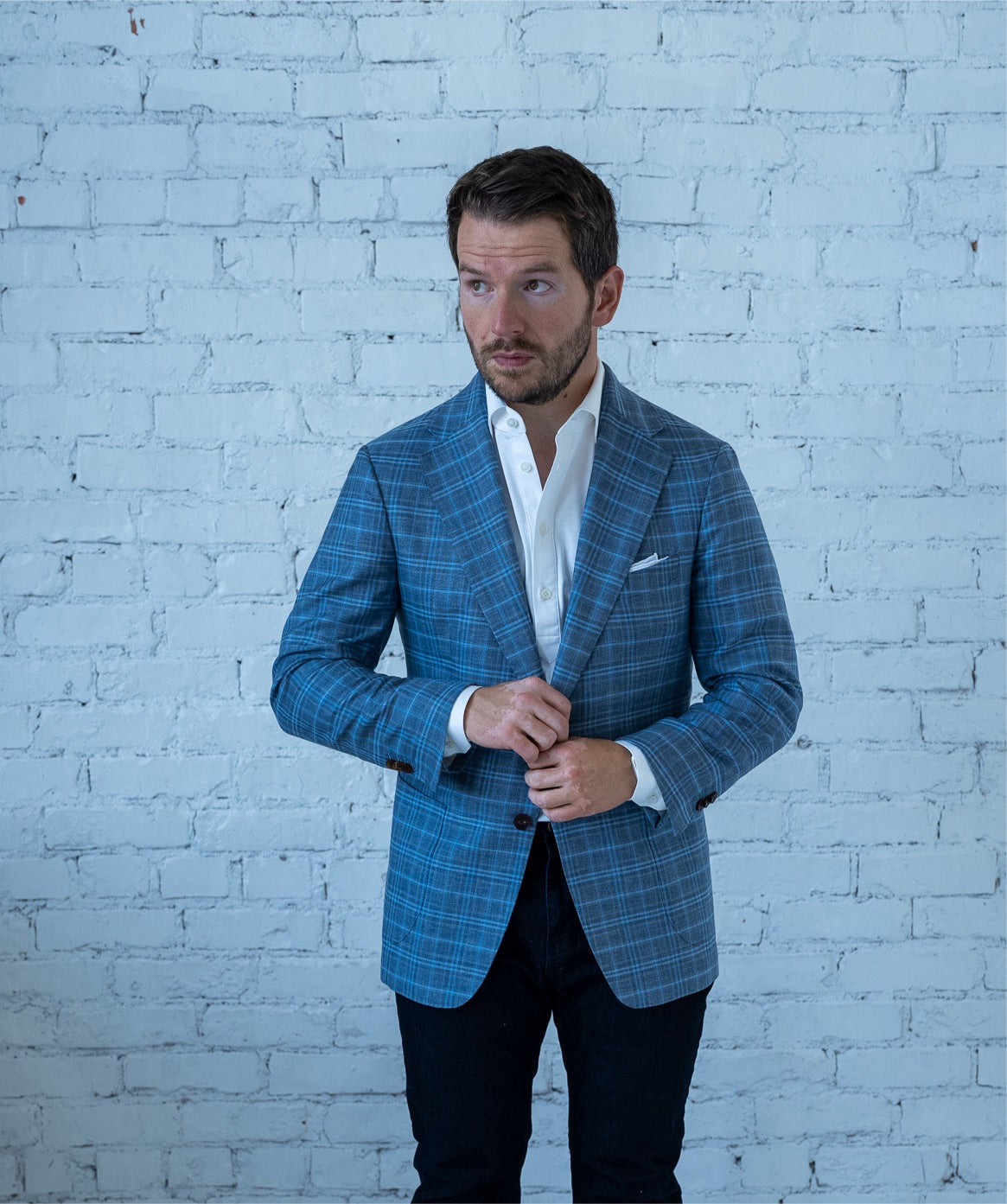 Blue sport shop jacket