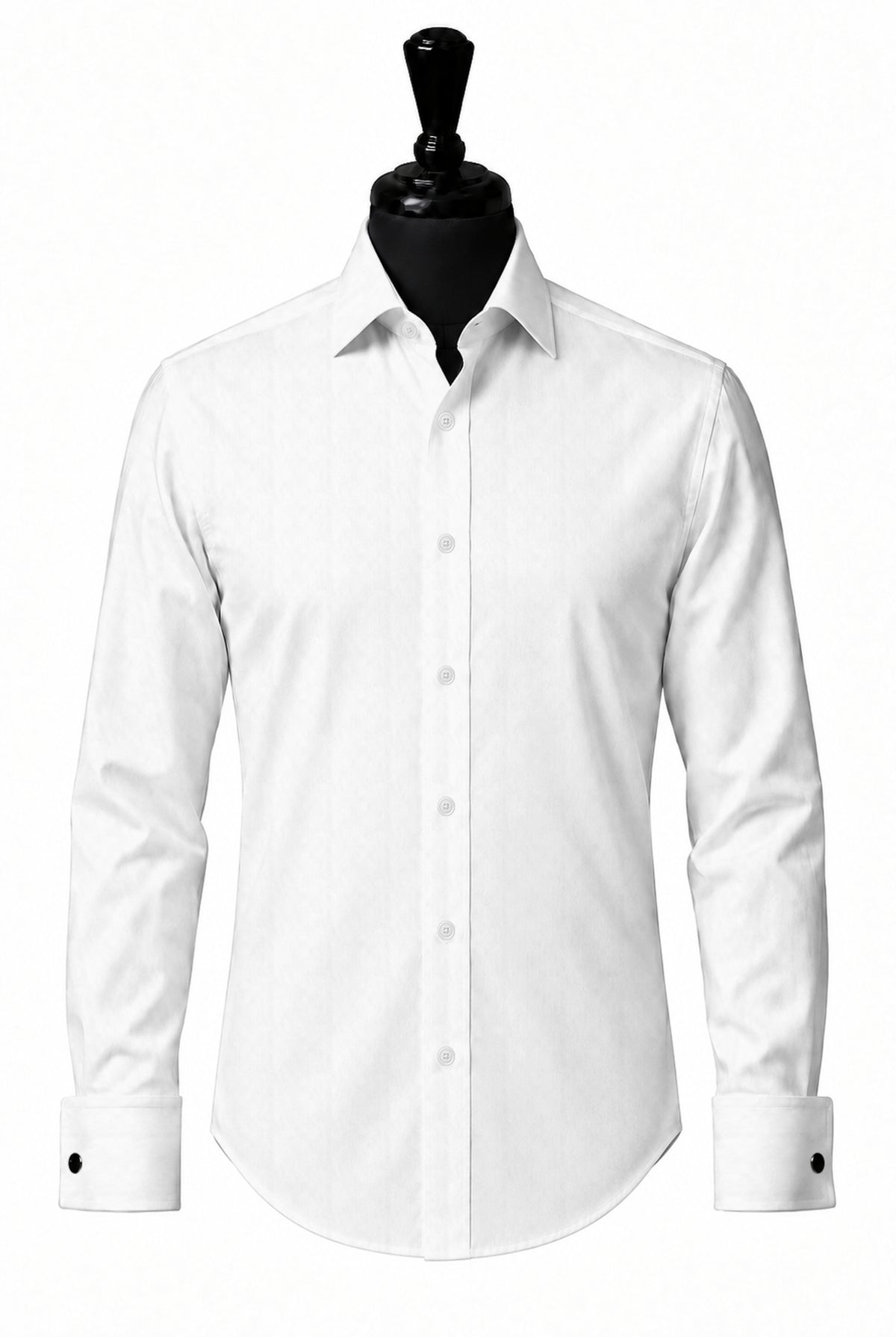 White Broadcloth Shirt — SH-4 front — FM00500