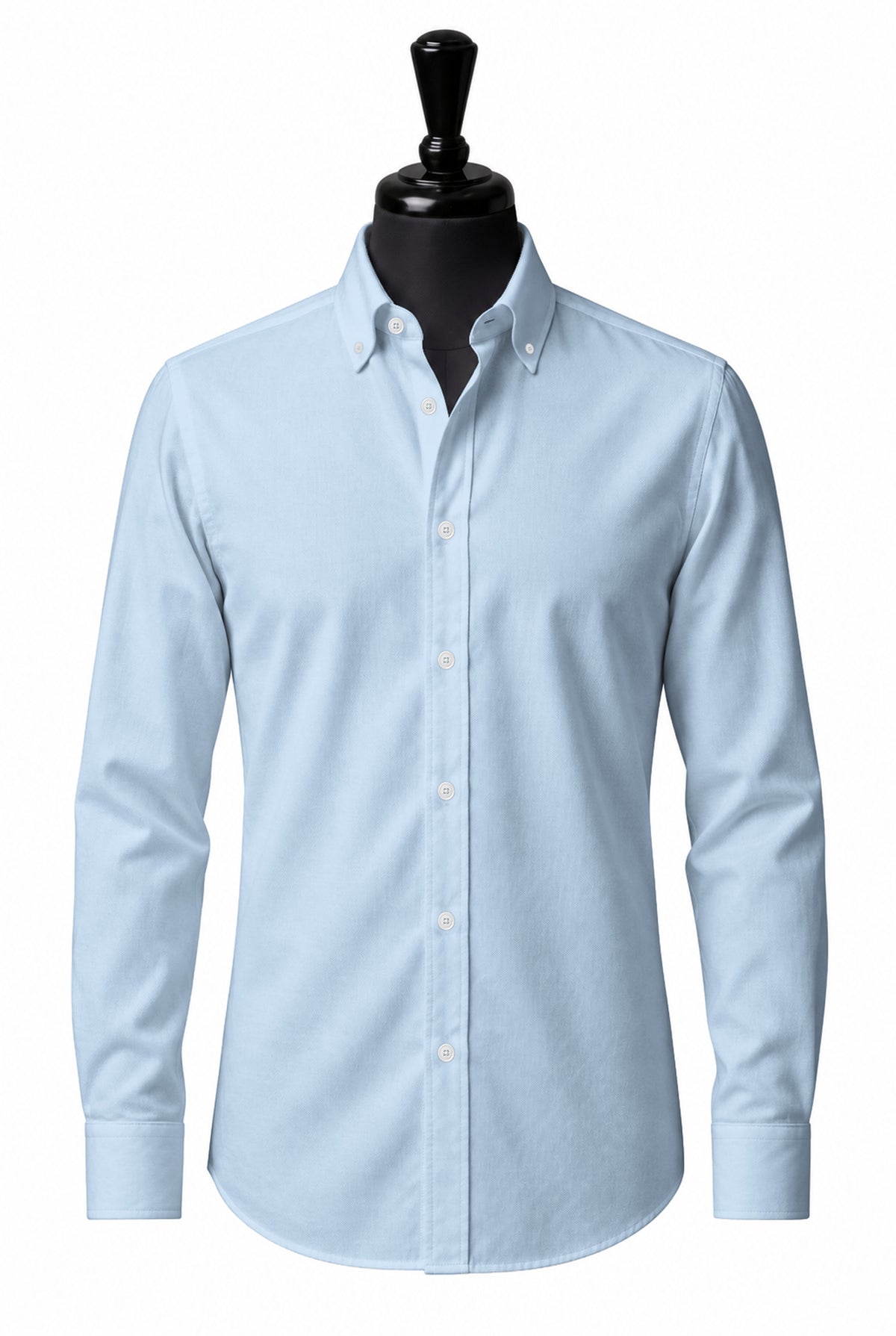 Sky Blue Broadcloth Shirt — SH-3 front — FM06001