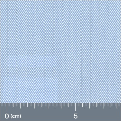 Sky Blue Herringbone Stripe Shirt — original fabric swatch — FM19734