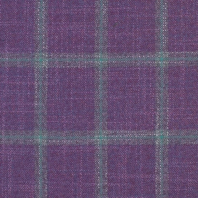 Purple Windowpane Sport Jacket — Gladson 265703 — Fabric swatch