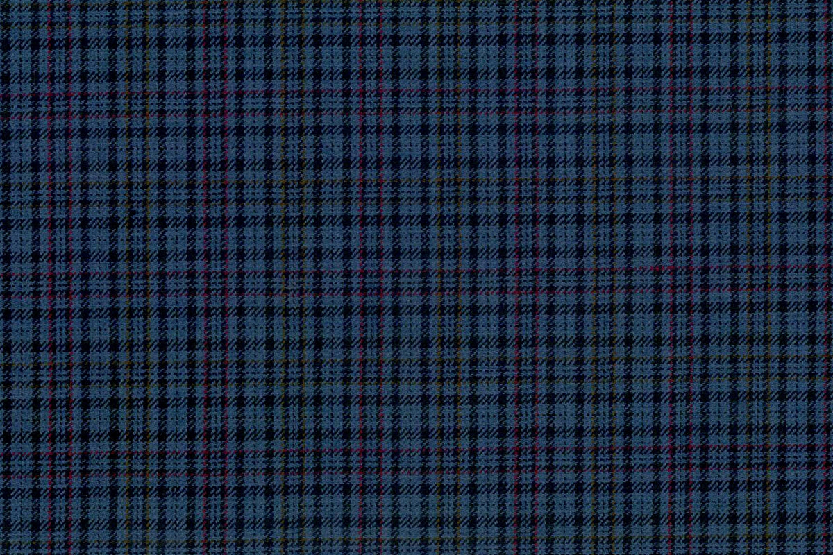 Cobalt Blue Check Sport Jacket — cloth swatch
