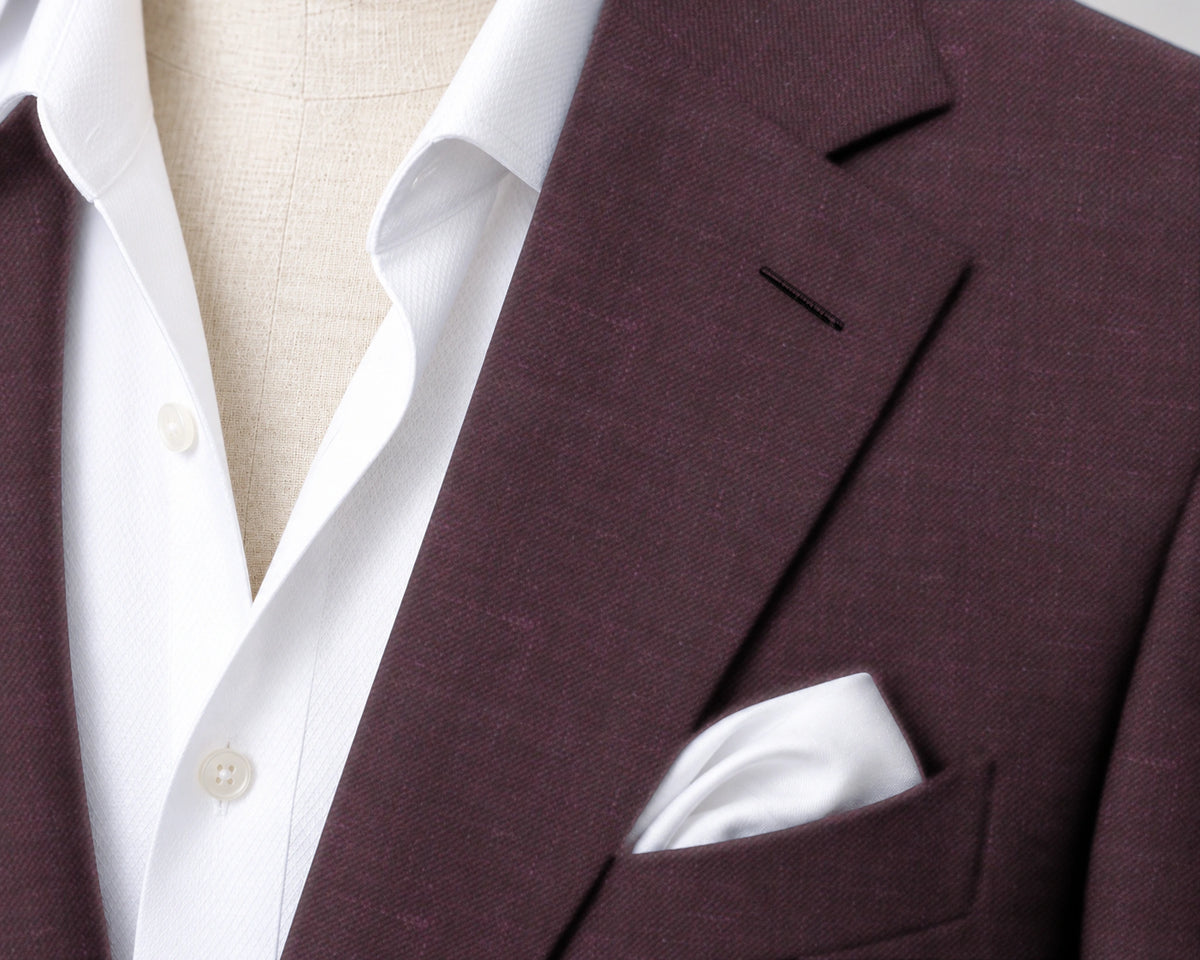 Purple Sport Jacket — fabric detail