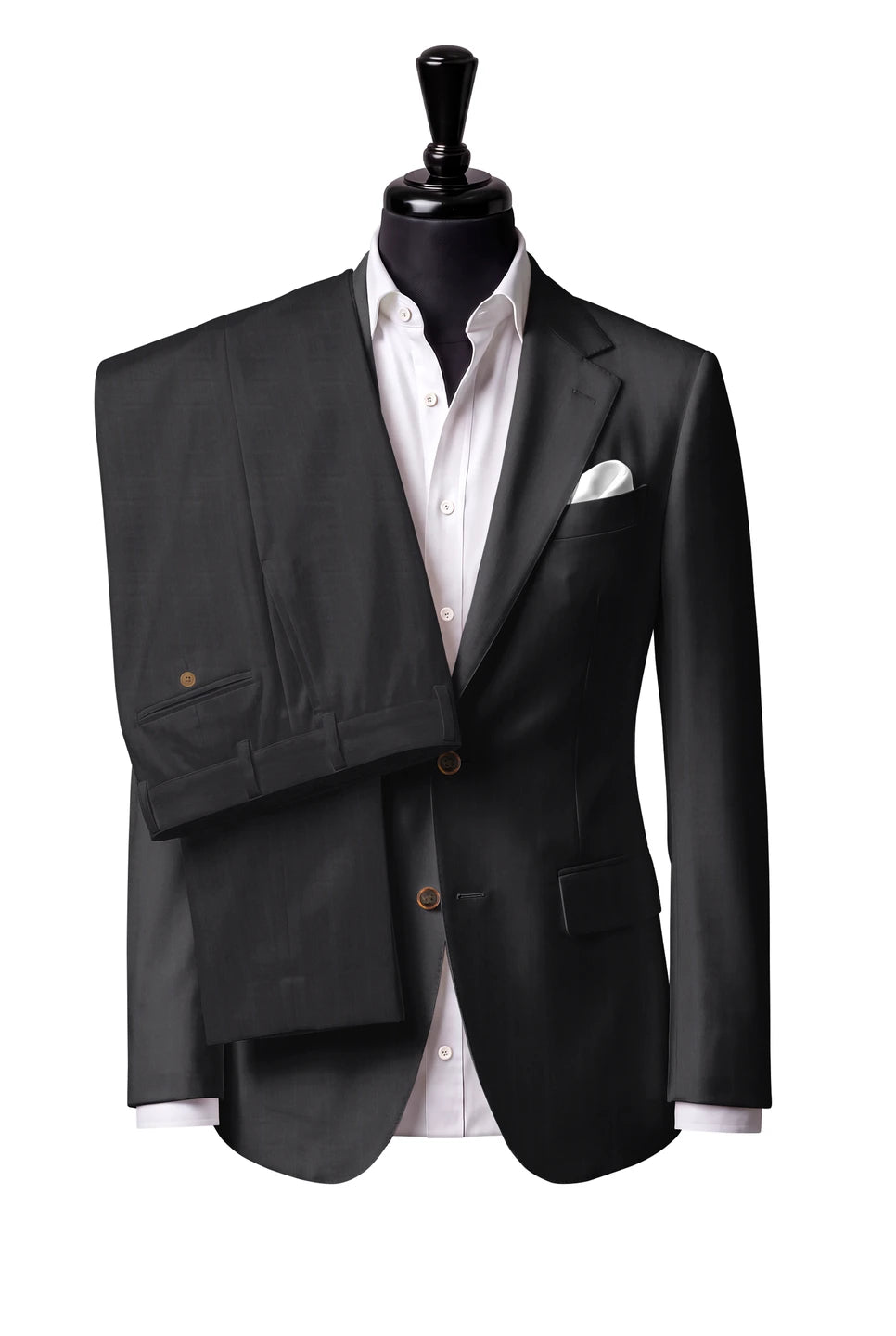 Charcoal Pinstripe Suit — Style 2