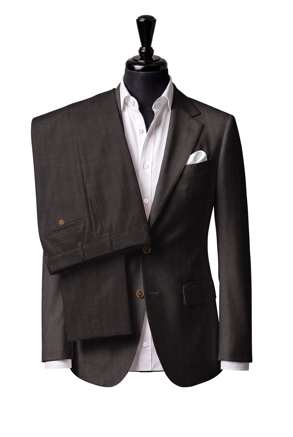 Brown Microtexture Suit — Style 2
