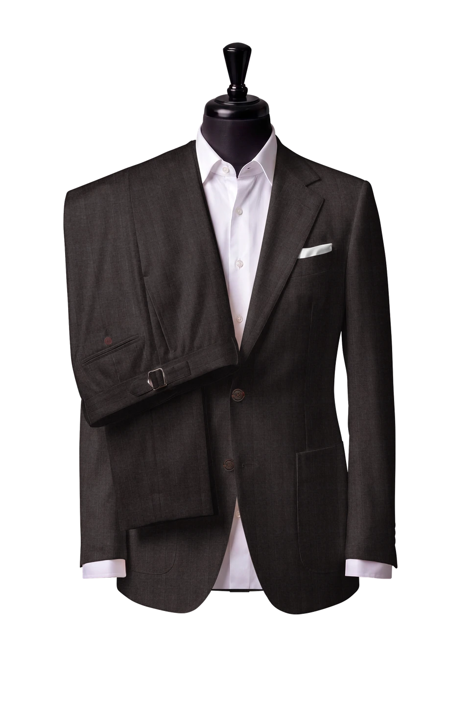 Brown Microtexture Suit — Style 4