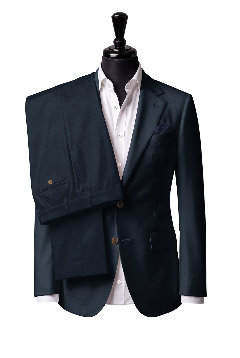 Navy Flannel Suit — Style 2