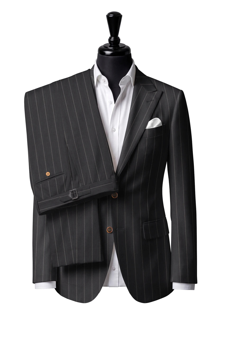 Trofeo Charcoal Stripe Suit — Style 3
