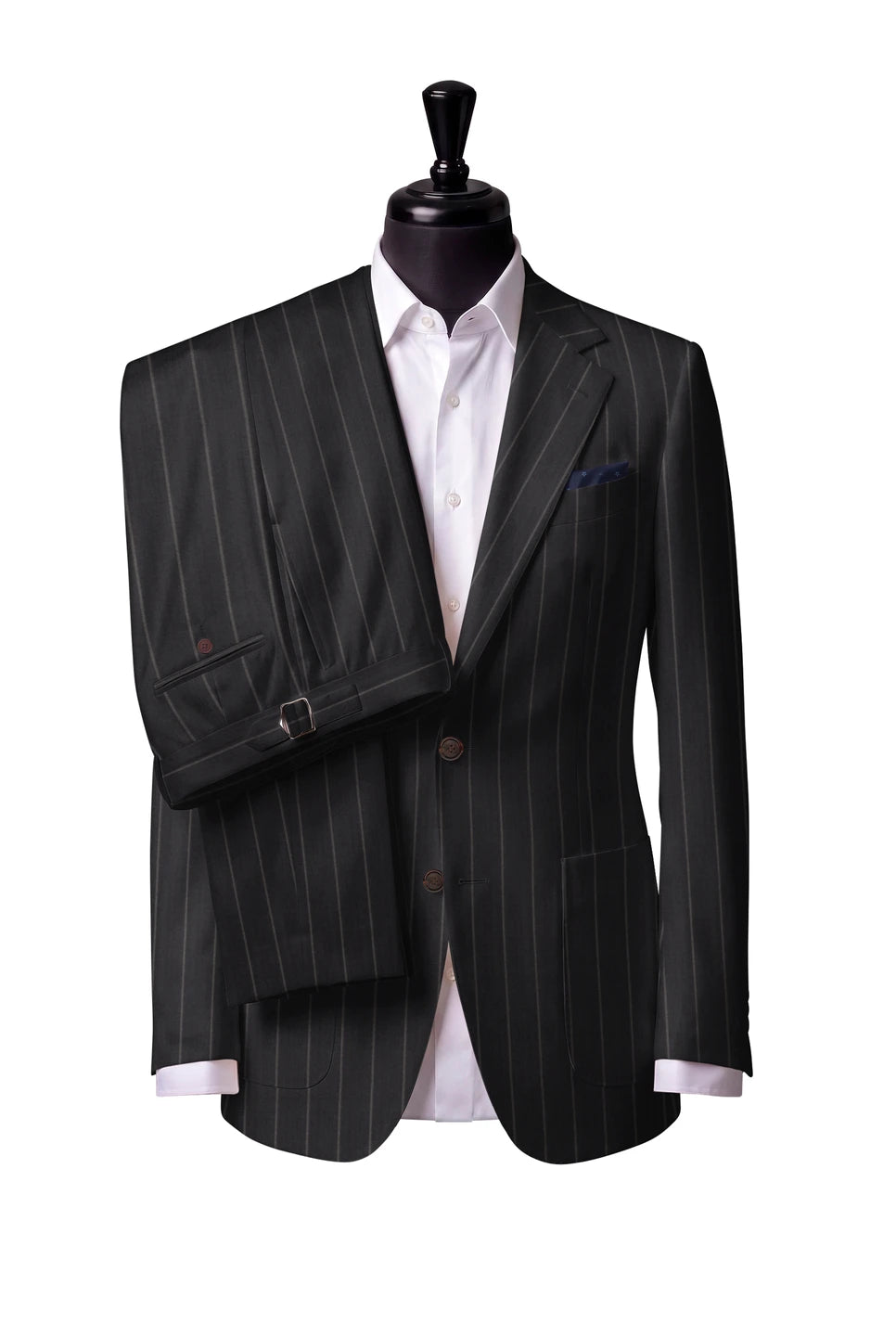 Trofeo Charcoal Stripe Suit — Style 4